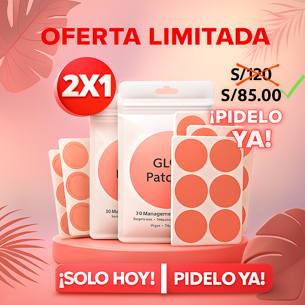 2x1 en Parches GLP-1 Veganos 🌿 Controla tu Apetito