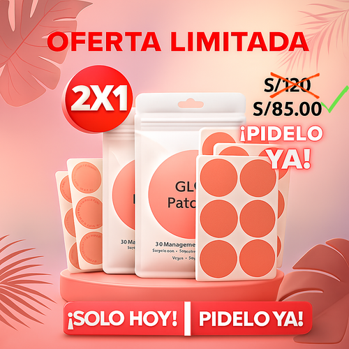 2x1 en Parches GLP-1 Veganos 🌿 Controla tu Apetito