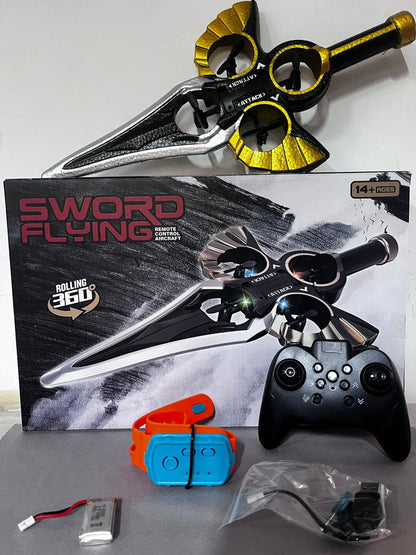 🚀⚔️ La Espada Voladora del Futuro – Luces LED + Acrobacias Extremas