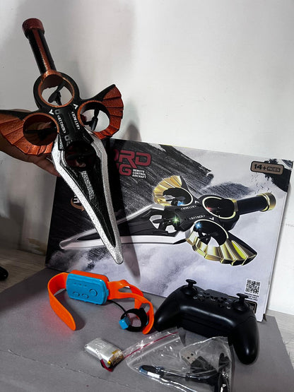 🚀⚔️ La Espada Voladora del Futuro – Luces LED + Acrobacias Extremas