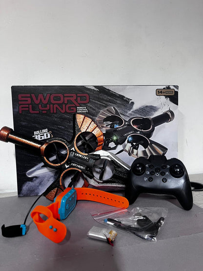 🚀⚔️ La Espada Voladora del Futuro – Luces LED + Acrobacias Extremas