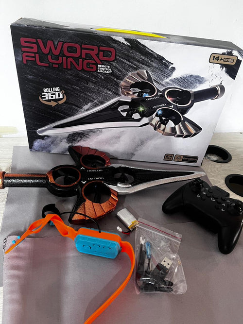 🚀⚔️ La Espada Voladora del Futuro – Luces LED + Acrobacias Extremas